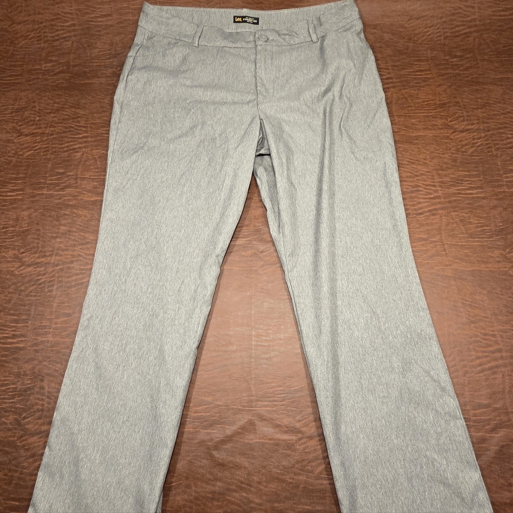 Lee Light Gray Straight Leg Pants